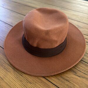 Bollman Hat Co. Doeskin Felt Women's Hat 100% Wool Beige Importina Vintage